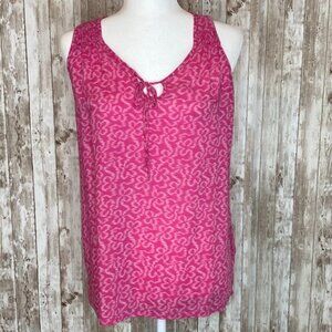 Women's The North Face Pink & White Tank Top size Medium